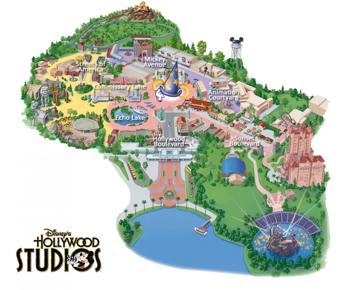 Mapa Disney Hollywood Studios Orlando 1160x974 