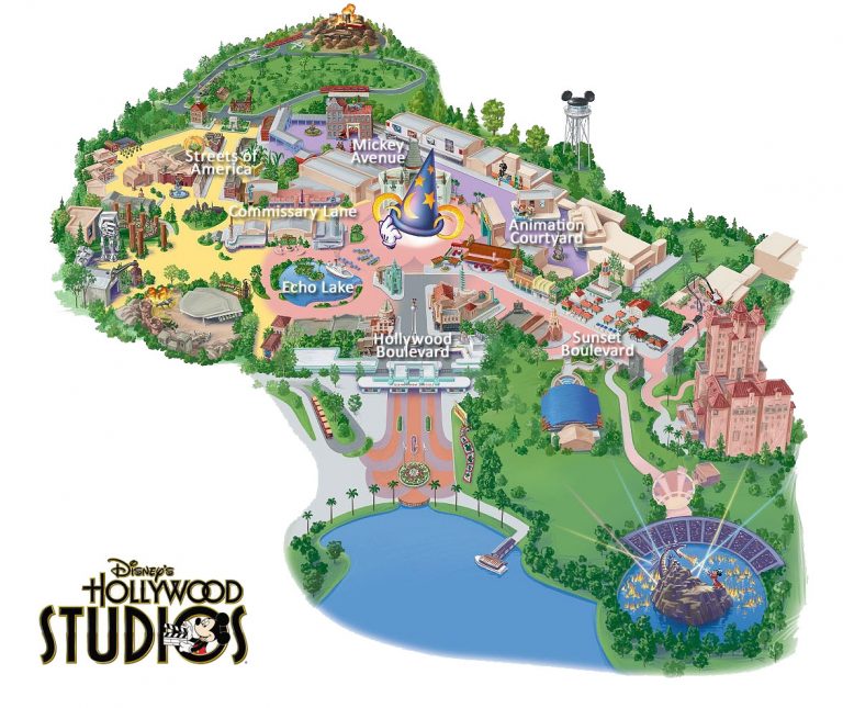 Mapa Disney Hollywood Studios Orlando 768x645 