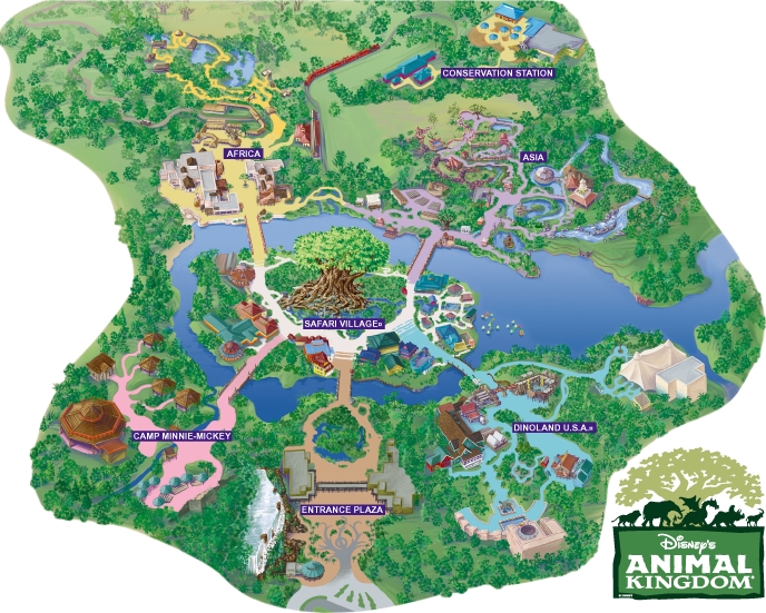 Mapas_disneyAnimal_Kingdomorlando GaskaTours, Inc.